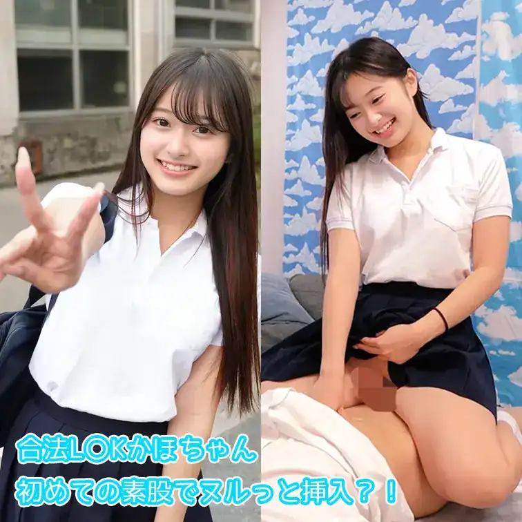 友達とのんびりと帰っていたところに高額賞金をかけてゲームに挑戦してもらいました！すんなりついてきてくれたお二人は警戒心もなく、いろんなことを教えてくれましたｗｗｗインタビュー中もL〇Kはスカートの警戒心が薄く、何度もパンチラしまくっていましたｗｗｗそんなお二人に、高額賞金をかけて素股に挑戦してもらうと、友達の勃起チンポにムラムラしたのかL〇Kのおまんこ汁で思わずヌルっと挿入しちゃって、何度もイっち